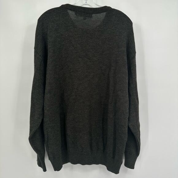 Norm Thompson Mens 3D Knit Sweater SIze‎ XL Wool Blend Grandpa Textured Cozy - Picture 2 of 10